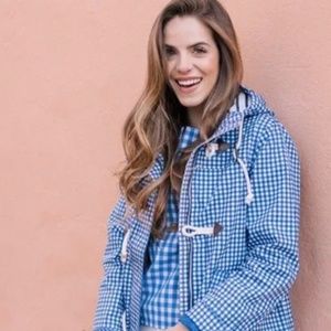 Boden Whitby Gingham Waterproof Jacket